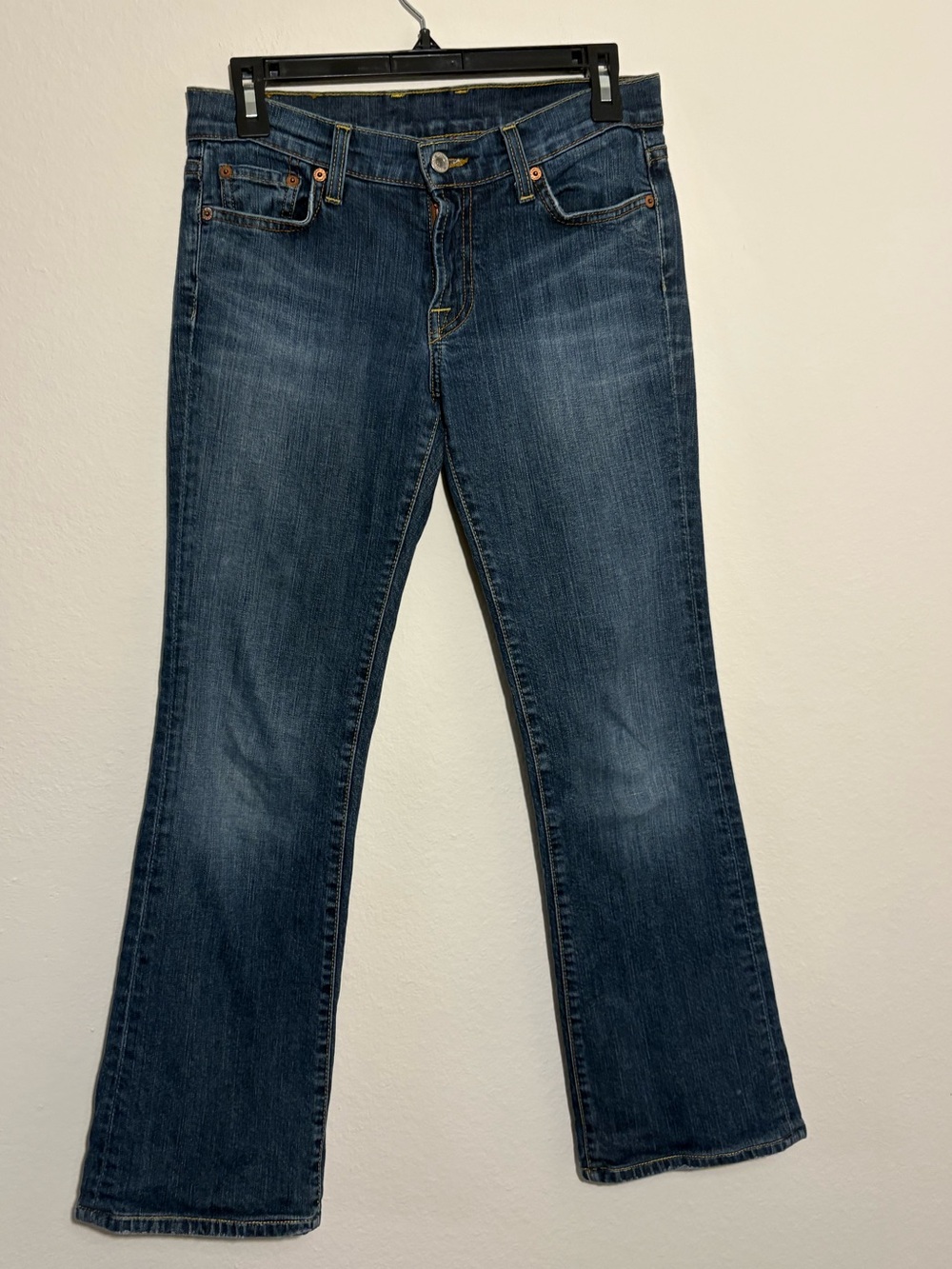 Vintage Y2K Lucky Brand Dungarees Made in USA Bootcut Jeans Sz 2/26